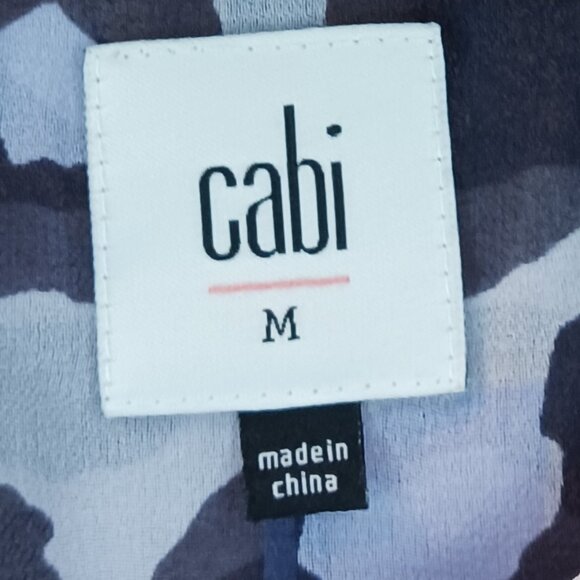 #128 3/$18 - Cabi Blue/Gray Tank Top Size Medium - Picture 5 of 6